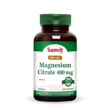 Magnesio Citrato 400MG - 60 Tabs - Sunvit - Original
